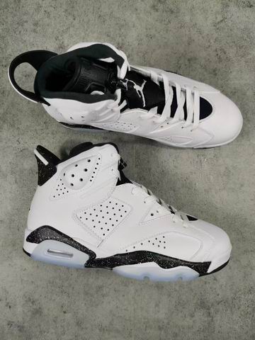 Air Jordan 6 Reverse Oreo CT8529-112 Men's Basketball Shoes White Black-001 - Click Image to Close